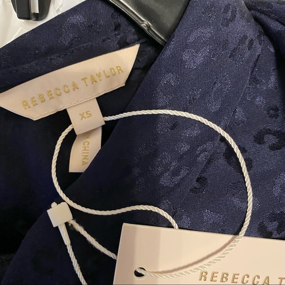 Rebecca Taylor cheetah jacquard jumpsuit - Picture 8 of 12